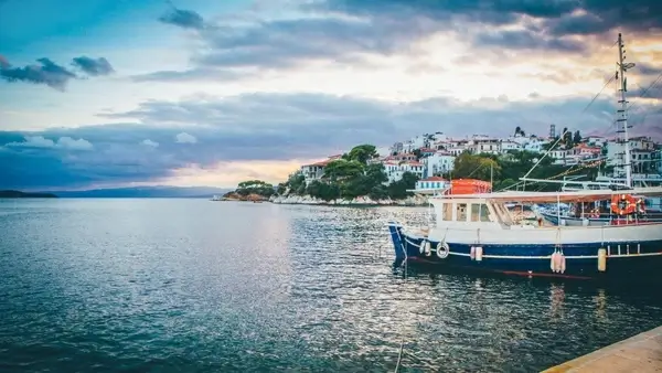 bay boat coast coastline daytime harbor harbour