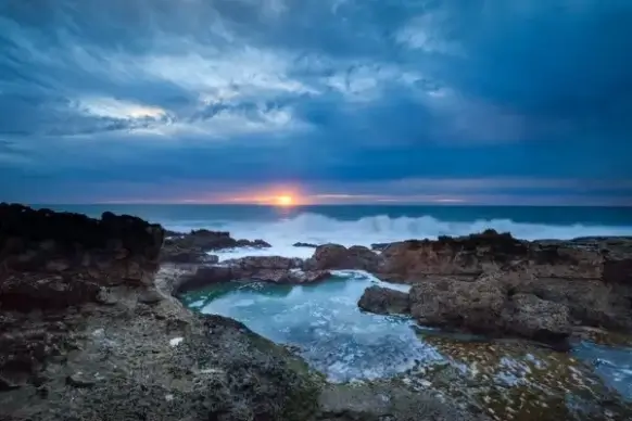 beach coast coastline daytime dusk evening holiday