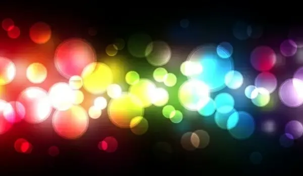 beautiful blurred background on dark vector illustration