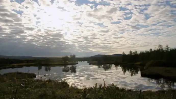 beautiful calm lake scenery
