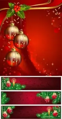 beautiful christmas background vector