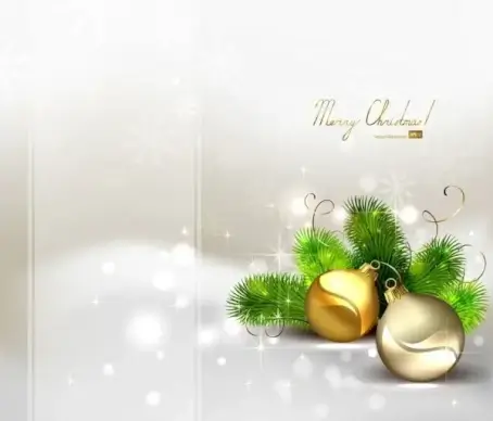 beautiful christmas ball background 04 vector