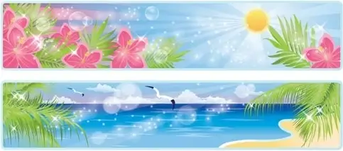 beautiful coastal scenery 03 vector