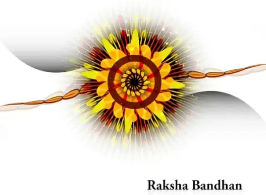 beautiful festival raksha bandhan background vector