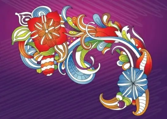 Beautiful Flowers Vector Art