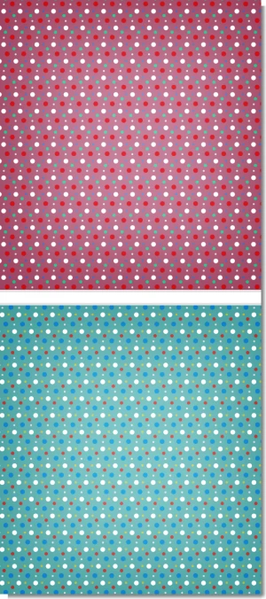 beautiful polka dot photoshop vector pattern