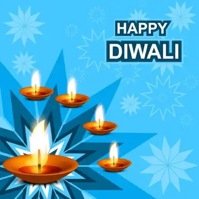 beautiful stylish rangoli happy diwali colorful hindu diya festival background