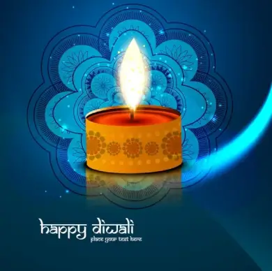 beautiful stylish rangoli happy diwali colorful hindu diya festival background
