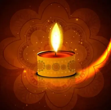 beautiful stylish rangoli happy diwali colorful hindu diya festival background