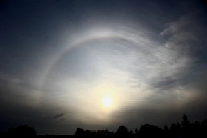beautiful sun halo