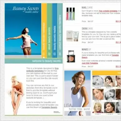 Beauty Secrets Template