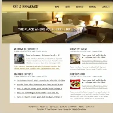 Bed & Breakfast Template