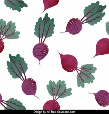 beets pattern colored classic flat repeating decor