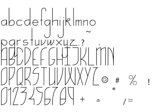 Belle Font Nouveau
