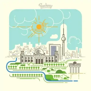 berlin city skyline