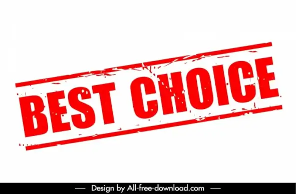 best choice stamp template flat classic grunge