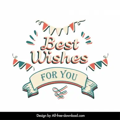 best wishes for you quotes design elements classical haddrawn symmetric design