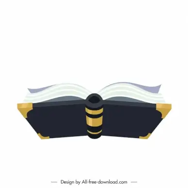 bible book icon open 3d sketch