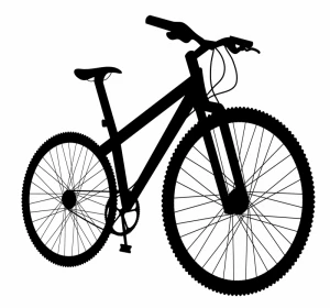 Bicycle silhouette