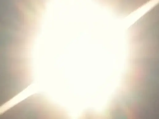 big and bright sun