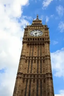 big ben and sky