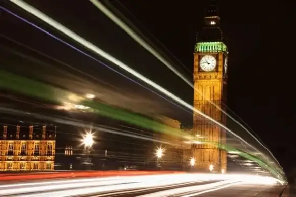 big ben at night