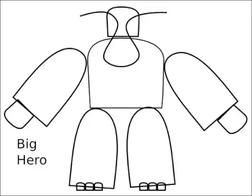 Big Transformer Hero clip art