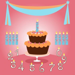 Birthday Cake set