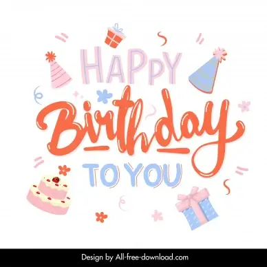 birthday invitation card poster template dynamic texts objects decor