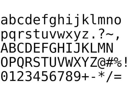 Bitstream Vera Sans Mono