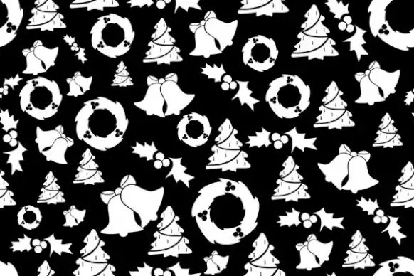 black christmas background