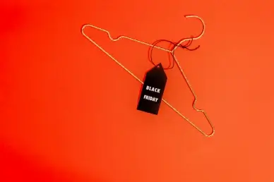 black friday backdrop picture clothing hanger card