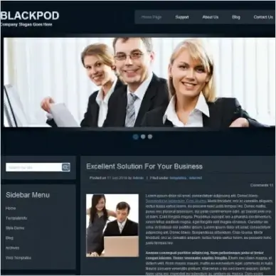 Black Pod Template