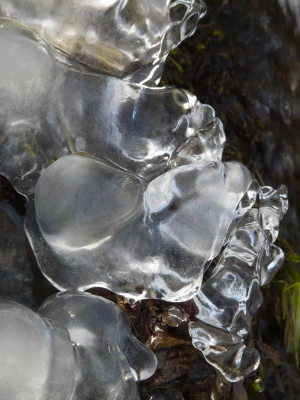 block of ice water eiskristalle