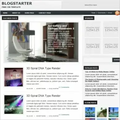 Blog Starter Template