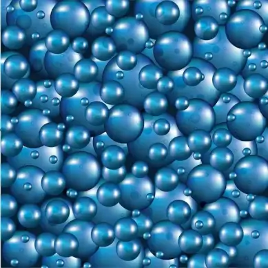 blue 3d ball background