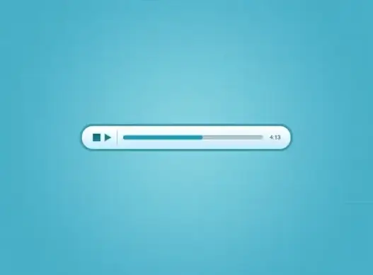 Blue Audio Player