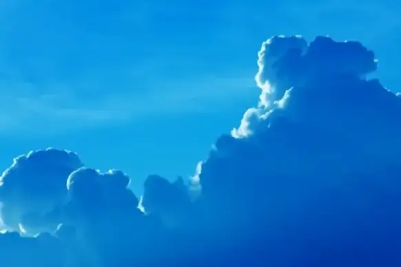 blue cloudscape