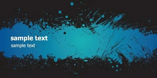 Blue Grunge Banner