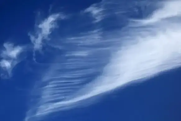 blue sky with clouds