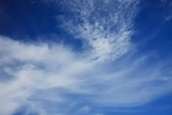 blue sky with white clouds