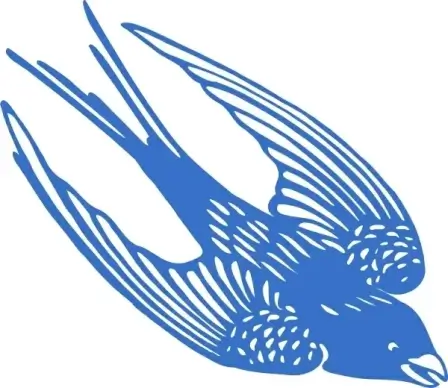 Blueswallow clip art