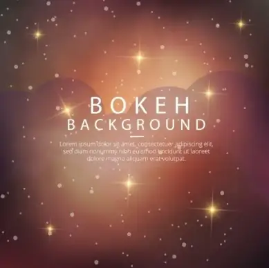 bokeh background sparkling brown design