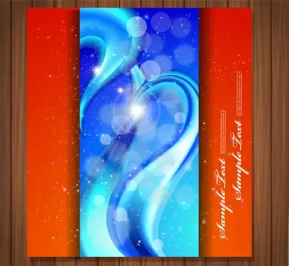 bokeh background vector illustration with abstract design
