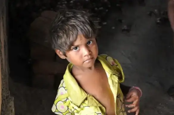 boy curious looking