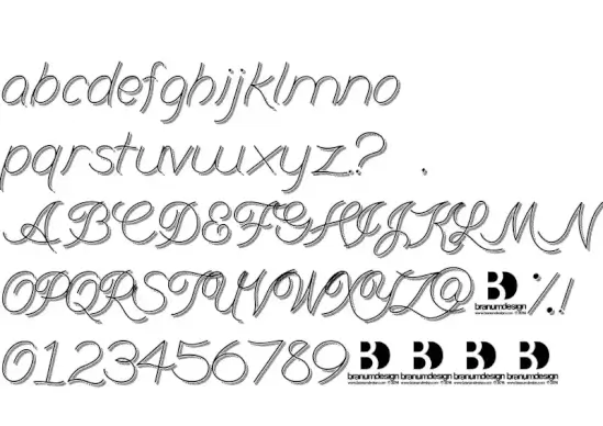 Branum Cursive