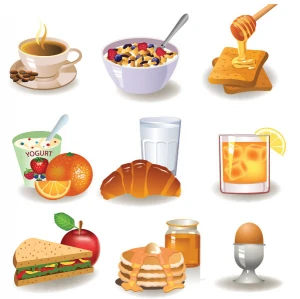 breakfast vector graphics food collections