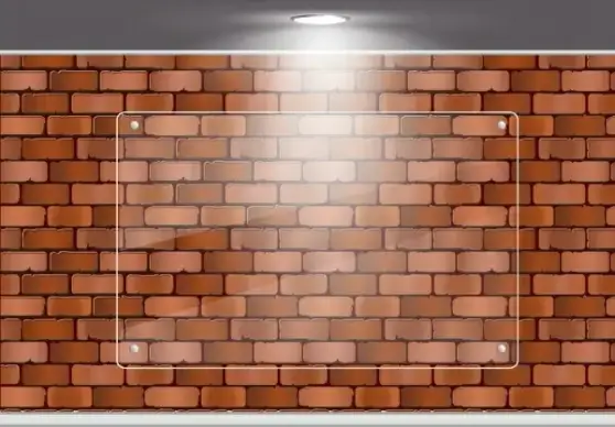 brick wall background shiny modern design