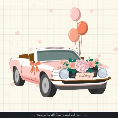 bride procession car design element classic elegance