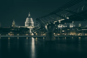 bridge building cathedral church city dome england